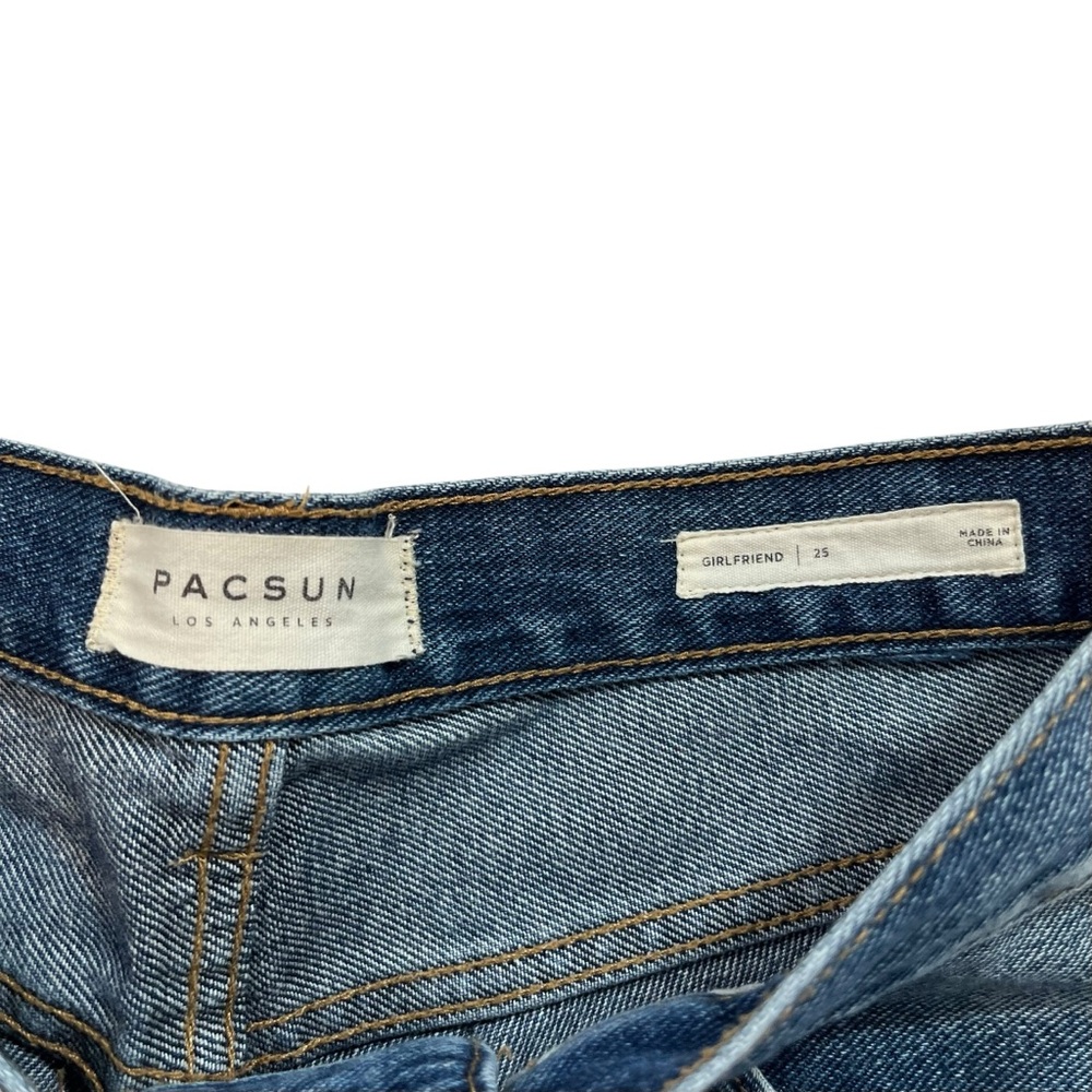 PacSun‎ Women’s Girlfriend Button Fly Jeans Size 25 - Picture 3 of 9
